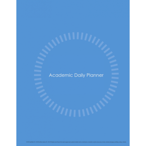  Academic Daily Planner